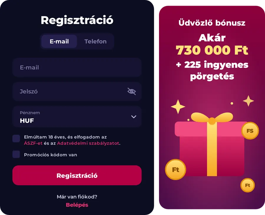 NV Casino fiok letrehozasa