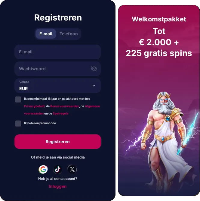 NV Casino registratie NV Casino registratie